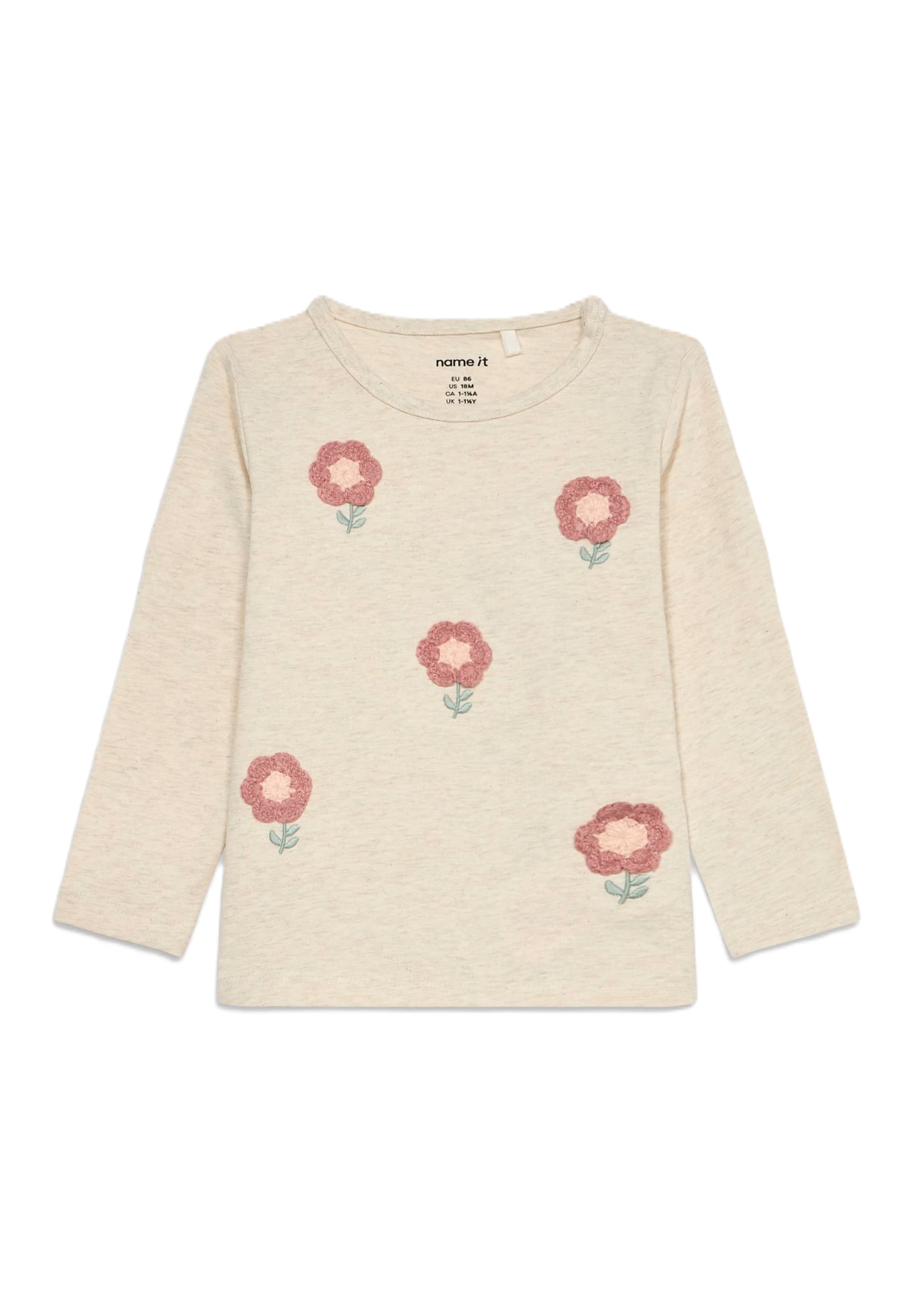 NAME IT Shirt 'NBFLAMAIA' in Beige: front