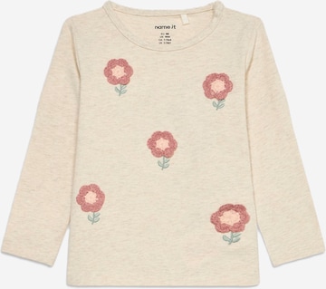 NAME IT Shirt 'NBFLAMAIA' in Beige: front