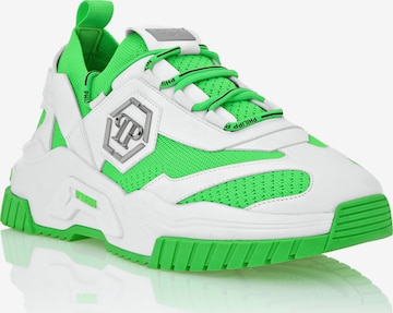 Philipp Plein Sneakers laag 'Predator' in Wit: voorkant