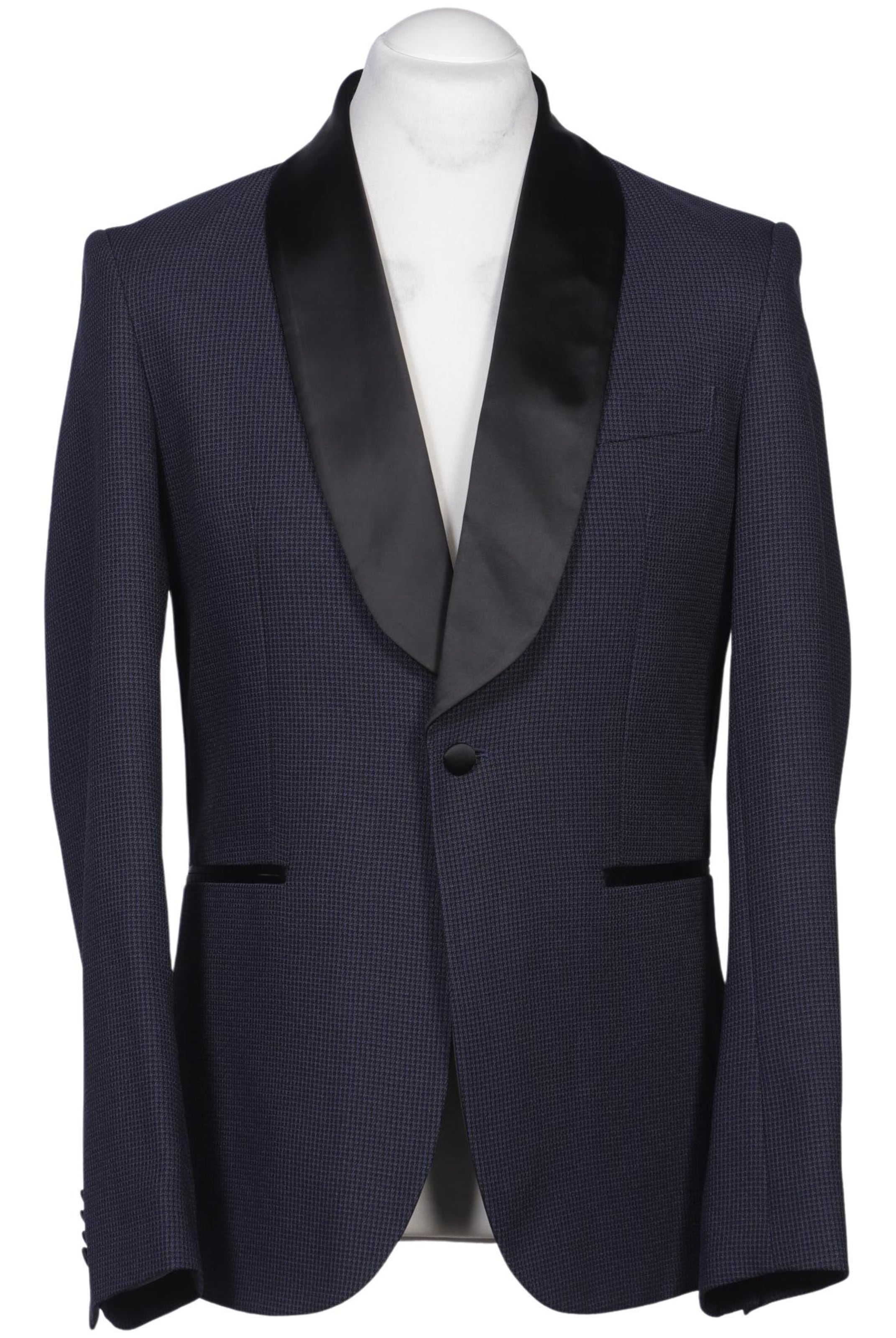 MANGO MAN Suit Jacket in M-L in Blue: front