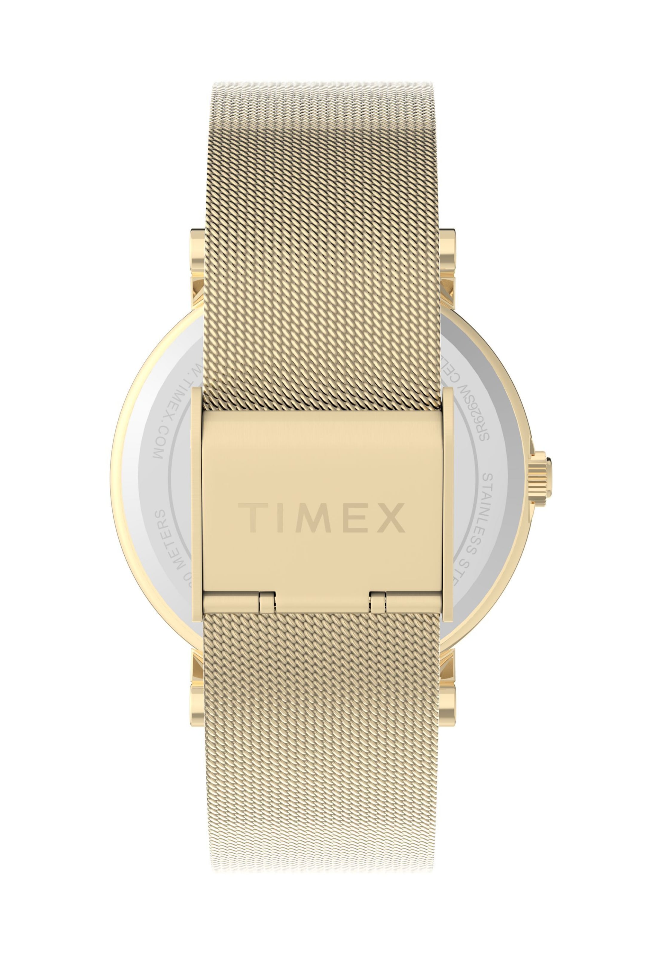 Montre à affichage analogique TIMEX en or