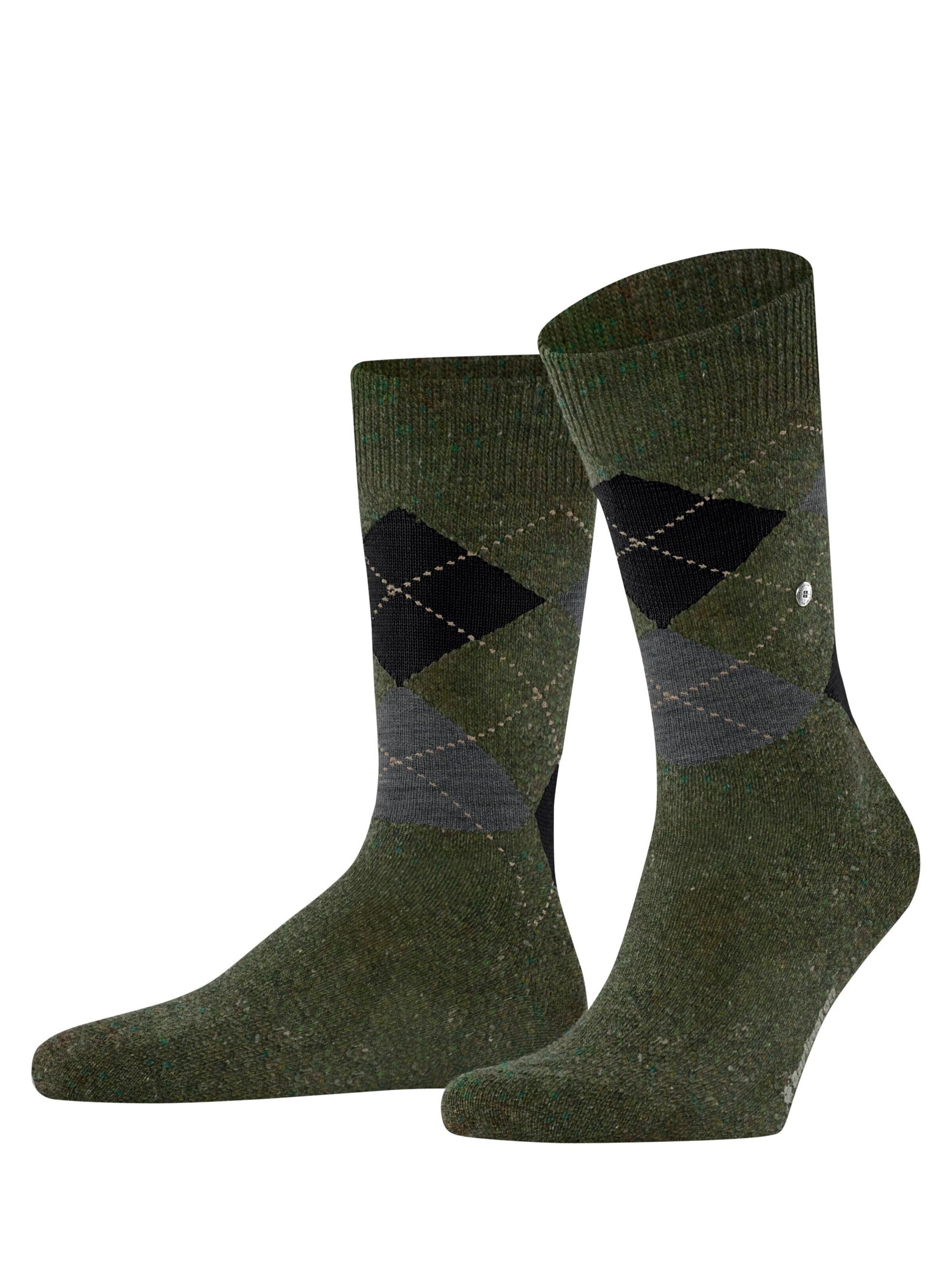 BURLINGTON Socks 'Dundee' in Green: front