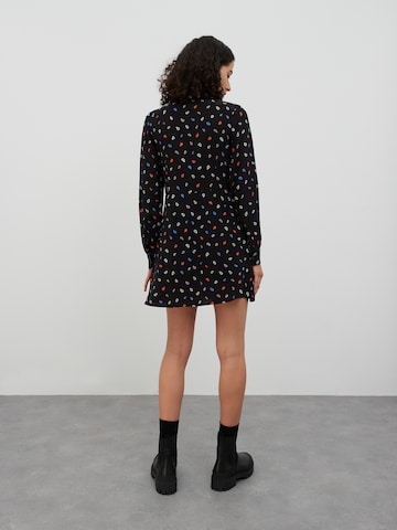 EDITED Shirt Dress 'Dorisa' in Black