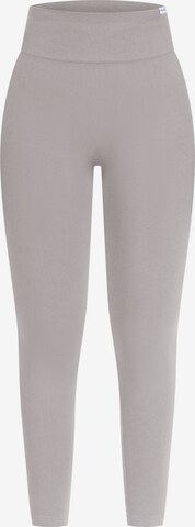 Smilodox Skinny Leggings 'Slayton Scrunch' in Grey: front