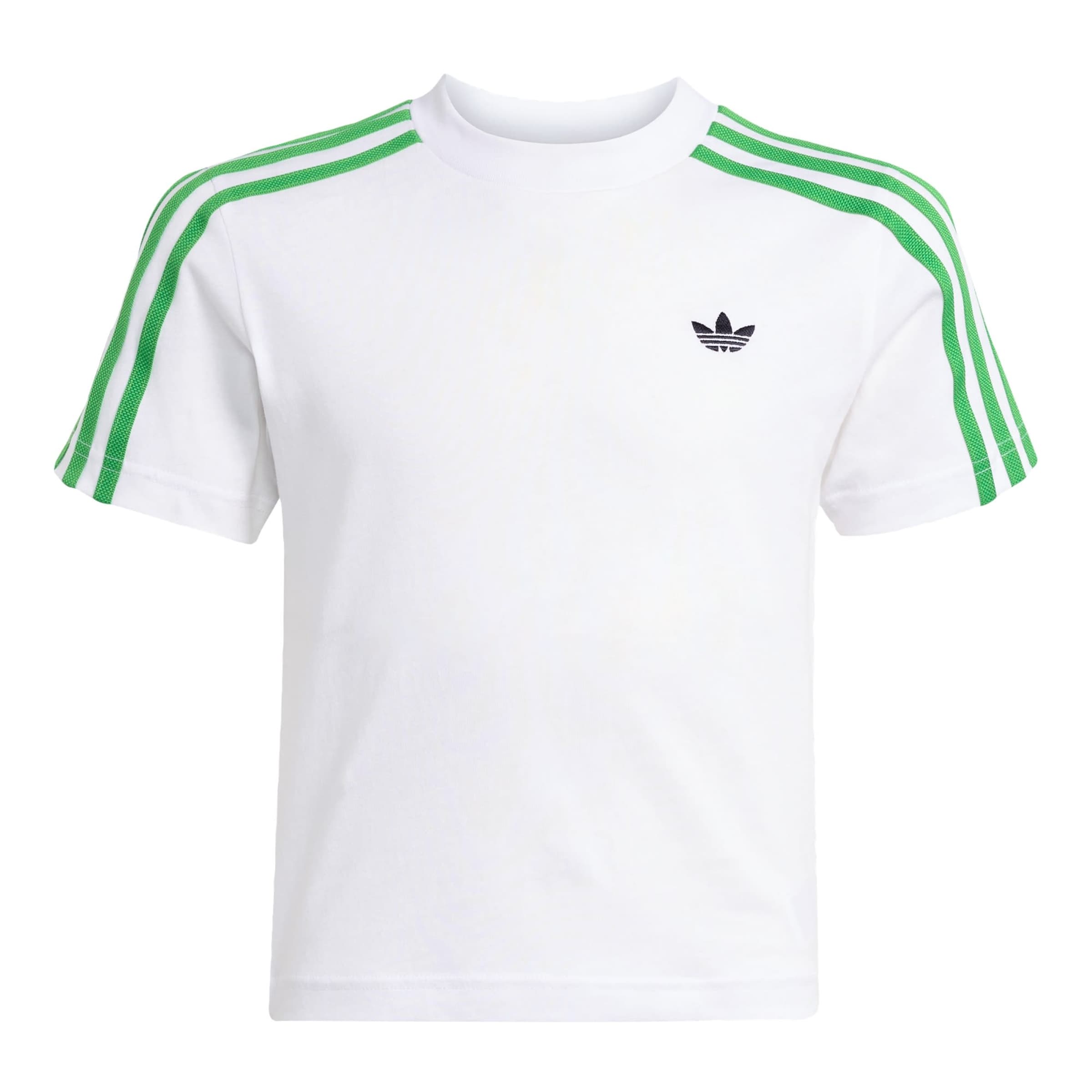 ADIDAS ORIGINALS T-Shirt 'Adidas x Minecraft' in Weiß: Vorderseite