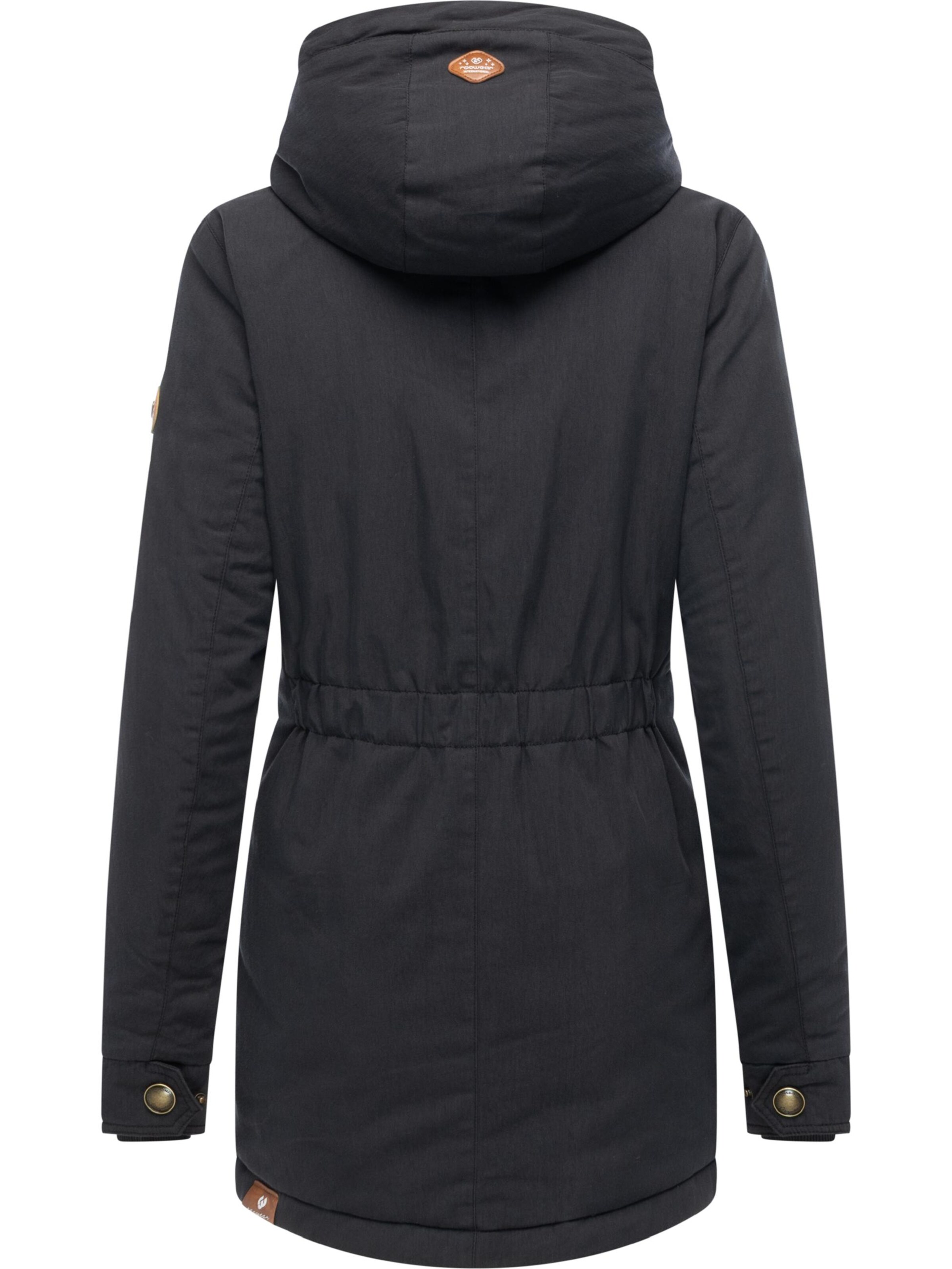 Ragwear Winterjas 'Monadena' in Zwart