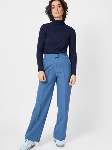 4funkyflavours Loose fit Pleated Pants 'I'm Curious' in Blue