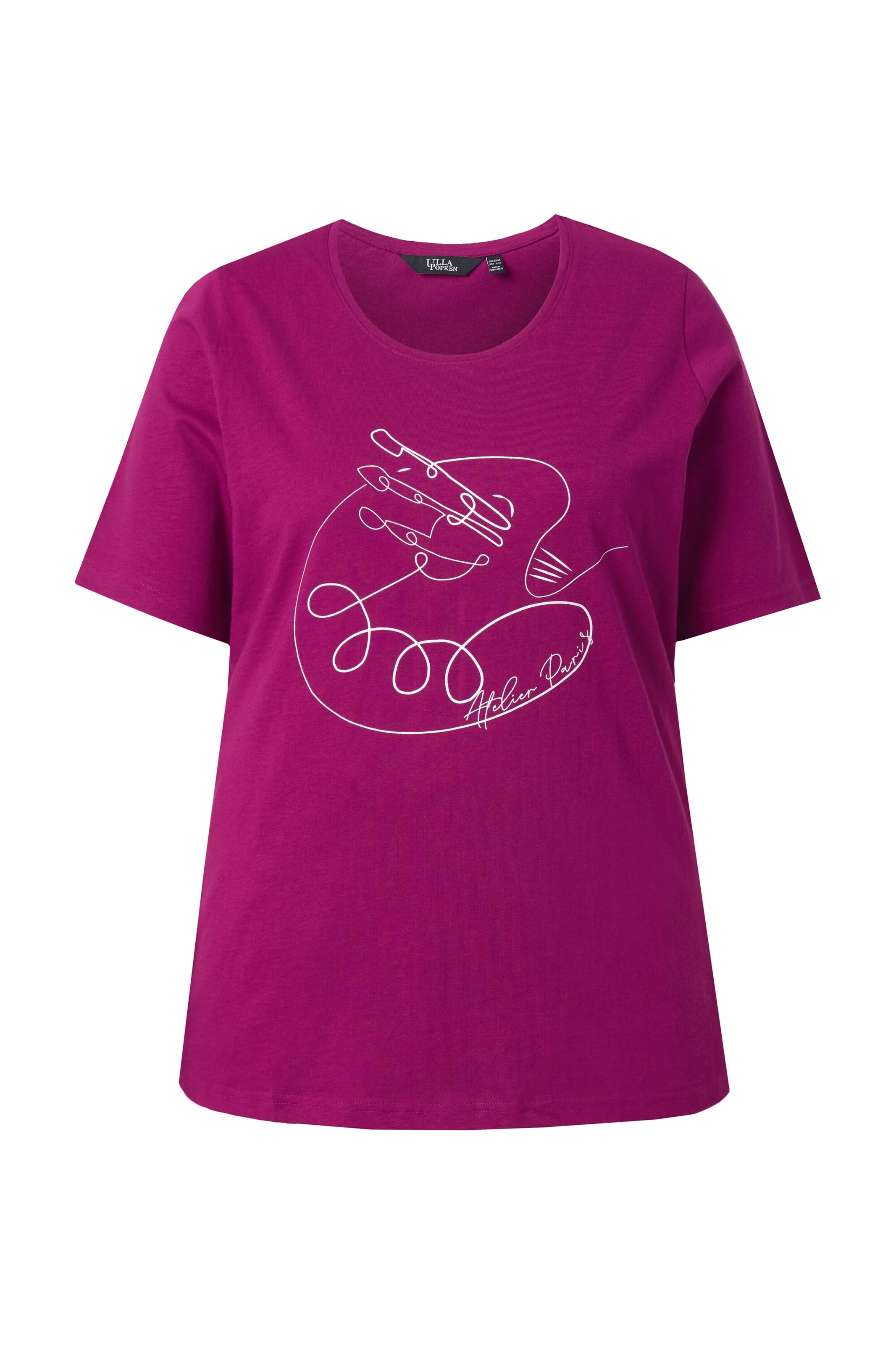 Ulla Popken Shirt in Lila: Vorderseite