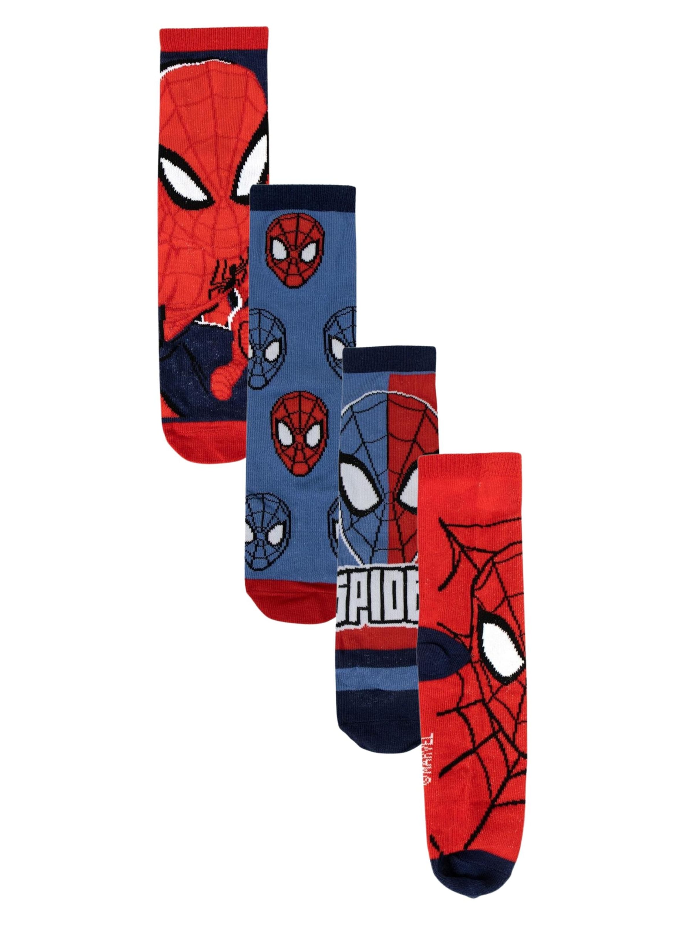 Chaussettes 'Socken Pack 4 Teile Spiderman' DISNEY en mélange de couleurs : devant