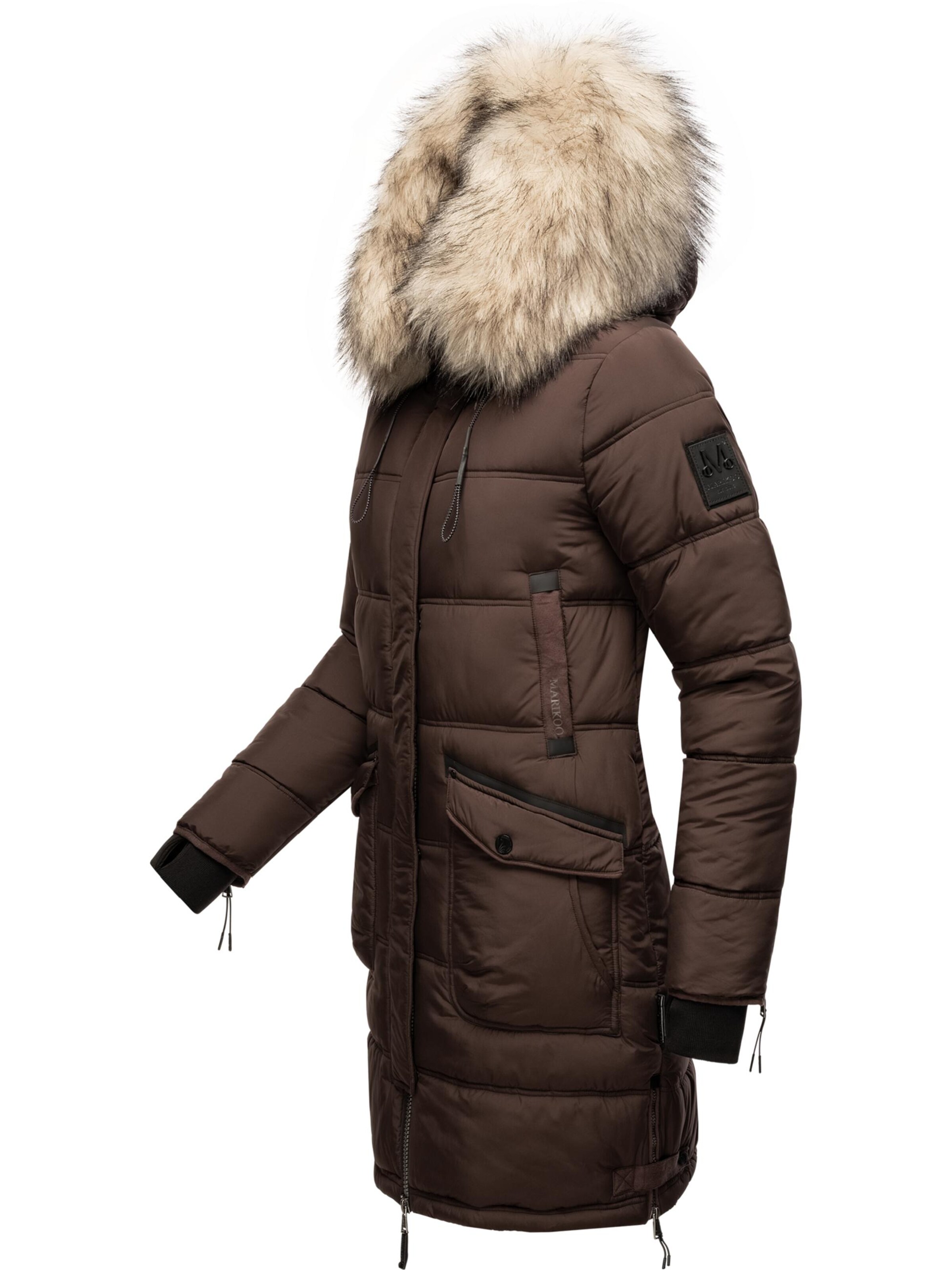 Cappotto invernale 'Chaskaa' di MARIKOO in marrone
