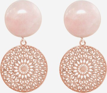 Gemshine Earrings in Pink: front