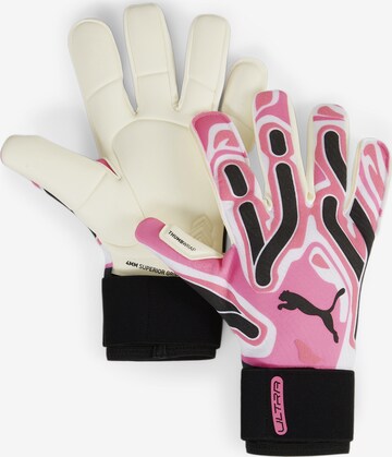 PUMA Athletic Gloves 'Ultra Ultimate' in Pink: front