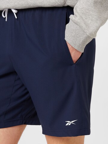 Regular Pantalon de sport Reebok en bleu