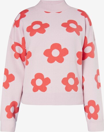 Pull-over swirly en rose : devant