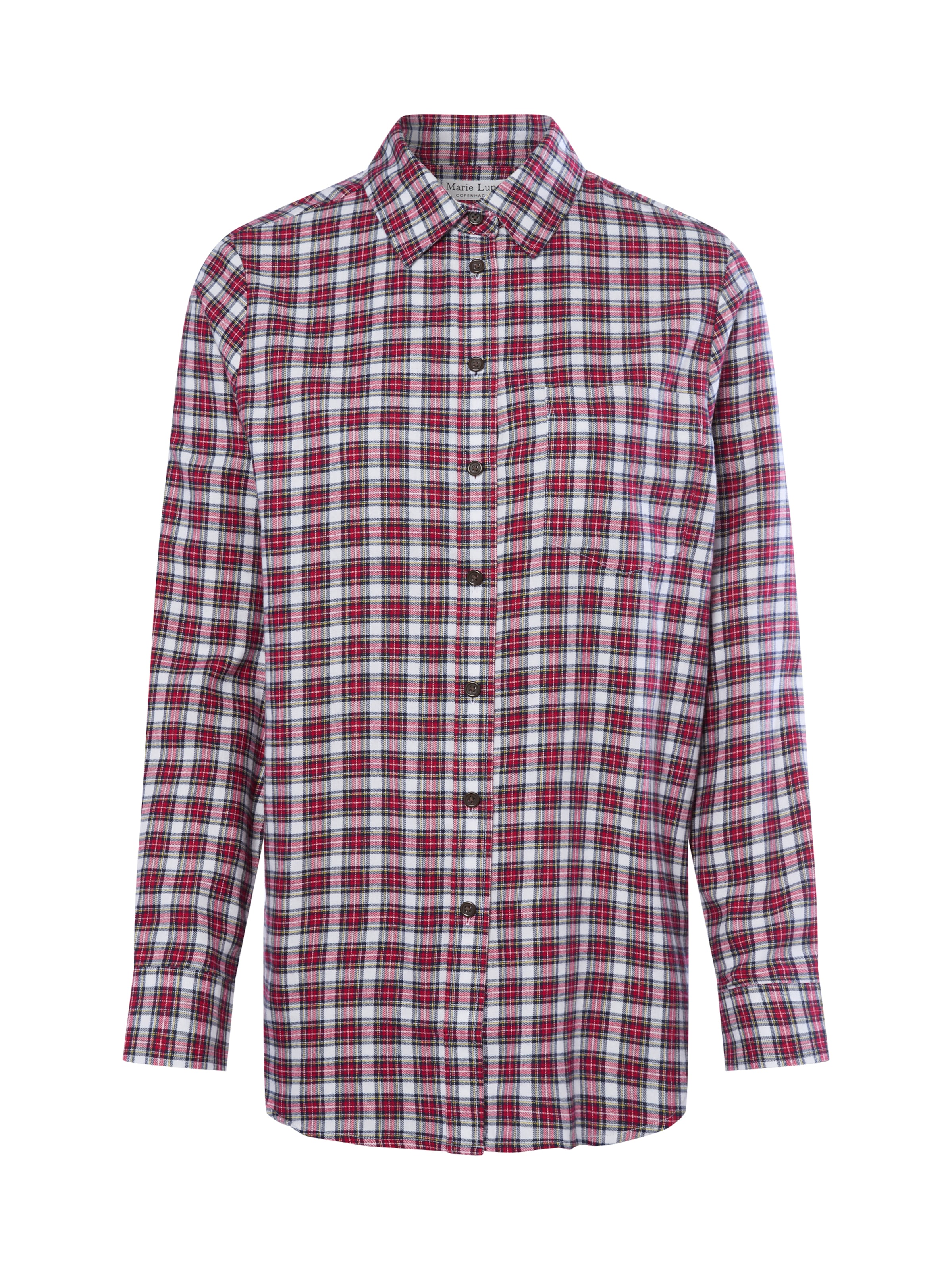 Marie Lund Bluse in Rot: Vorderseite