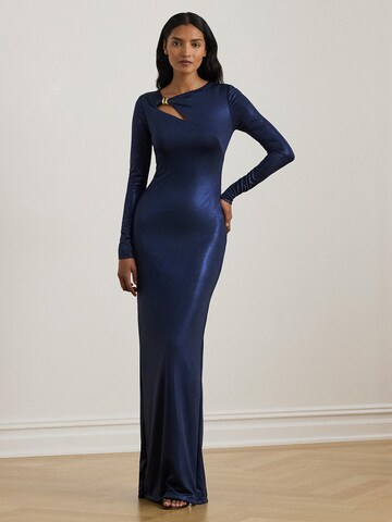 Lauren Ralph Lauren Вечернее платье в Синий: спереди