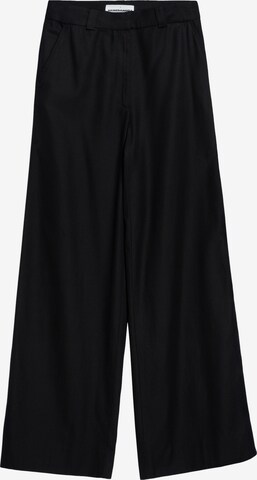 ARMEDANGELS Wide leg Broek ' NAGASSAA ' in Zwart: voorkant