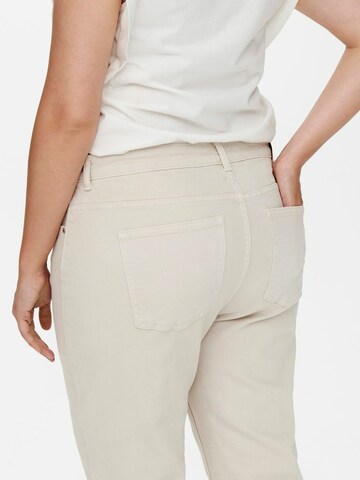 ONLY Carmakoma Regular Jeans 'Mily' in Beige