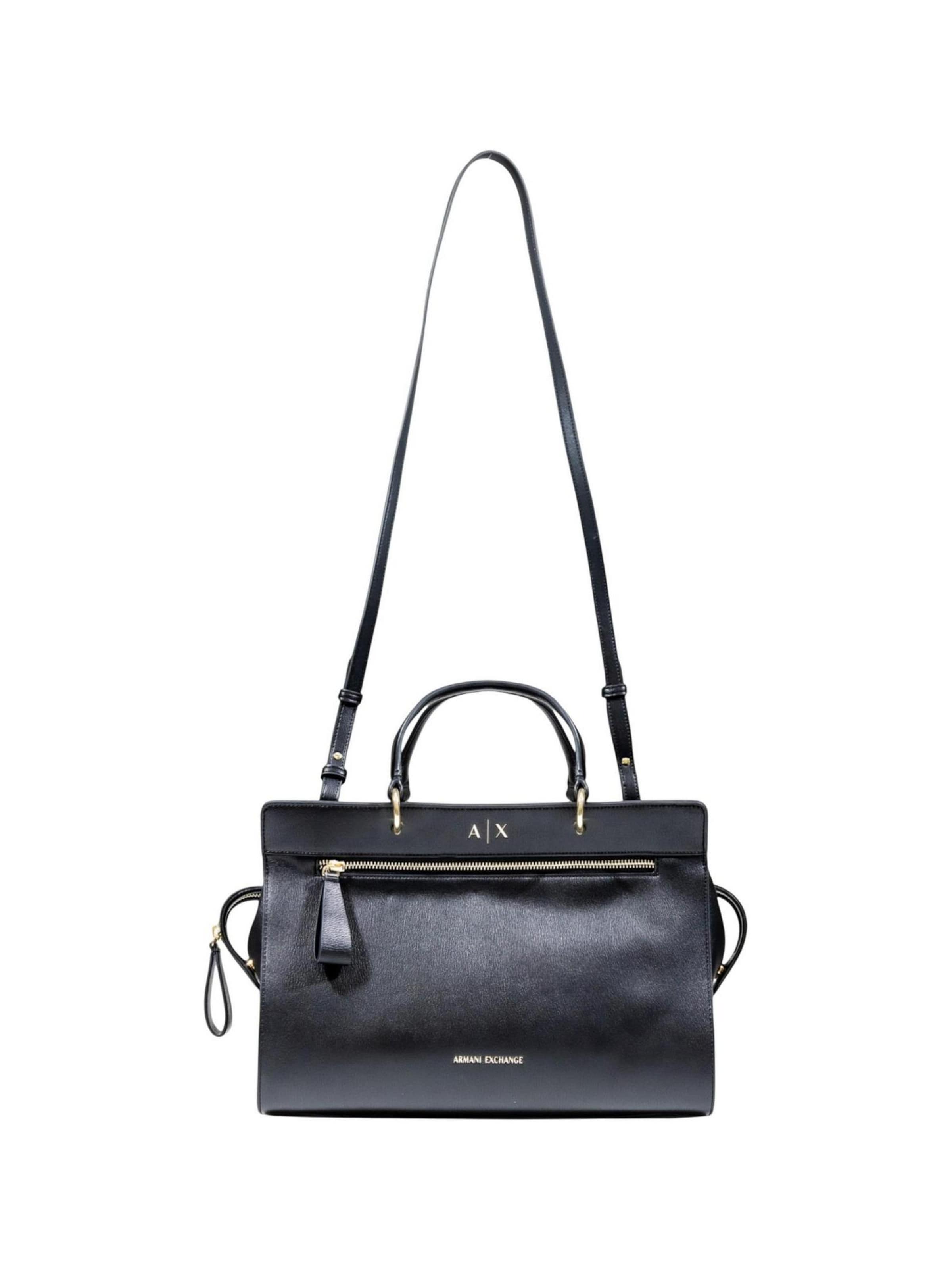 ARMANI EXCHANGE - Bolso de hombro 'SHOPPING BAG XW001553 AF17117' en negro: frente