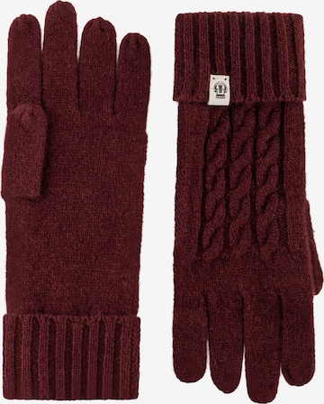 Mezzoguanti ' Cabled Charm' di Roeckl in lilla: frontale
