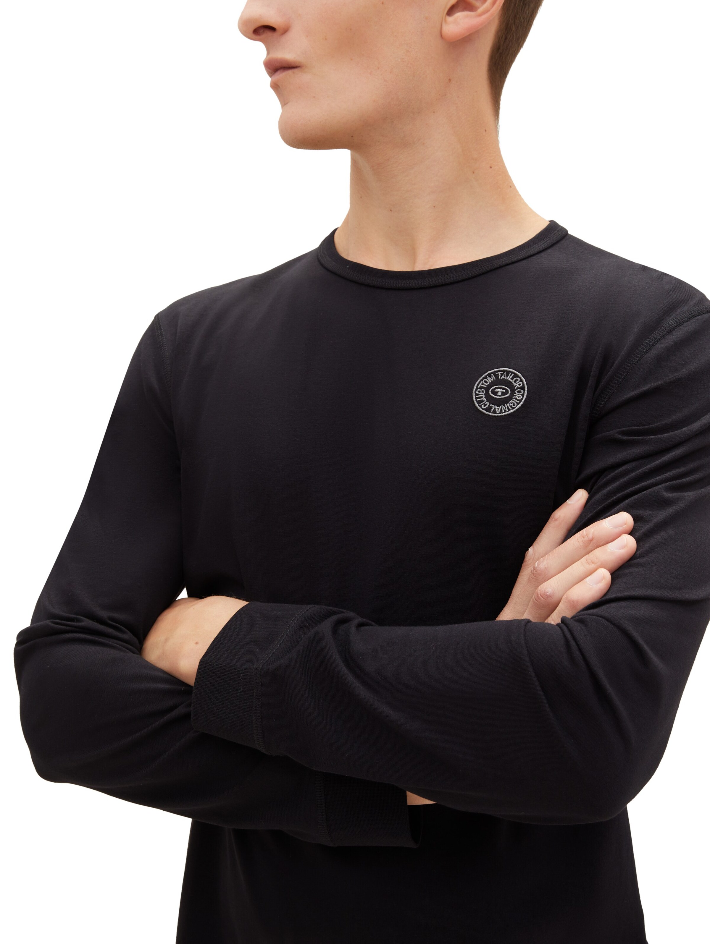 TOM TAILOR Bluser & t-shirts i sort