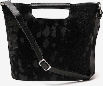 Gretchen Schultertasche 'Crocus' in Schwarz: Vorderseite