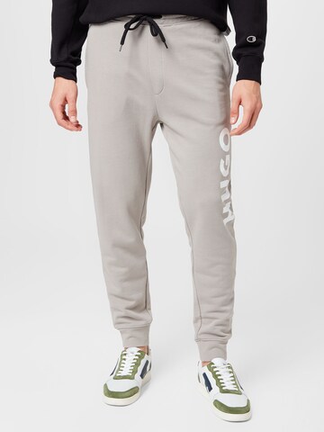 HUGO Tapered Trousers 'Dutschi' in Beige: front