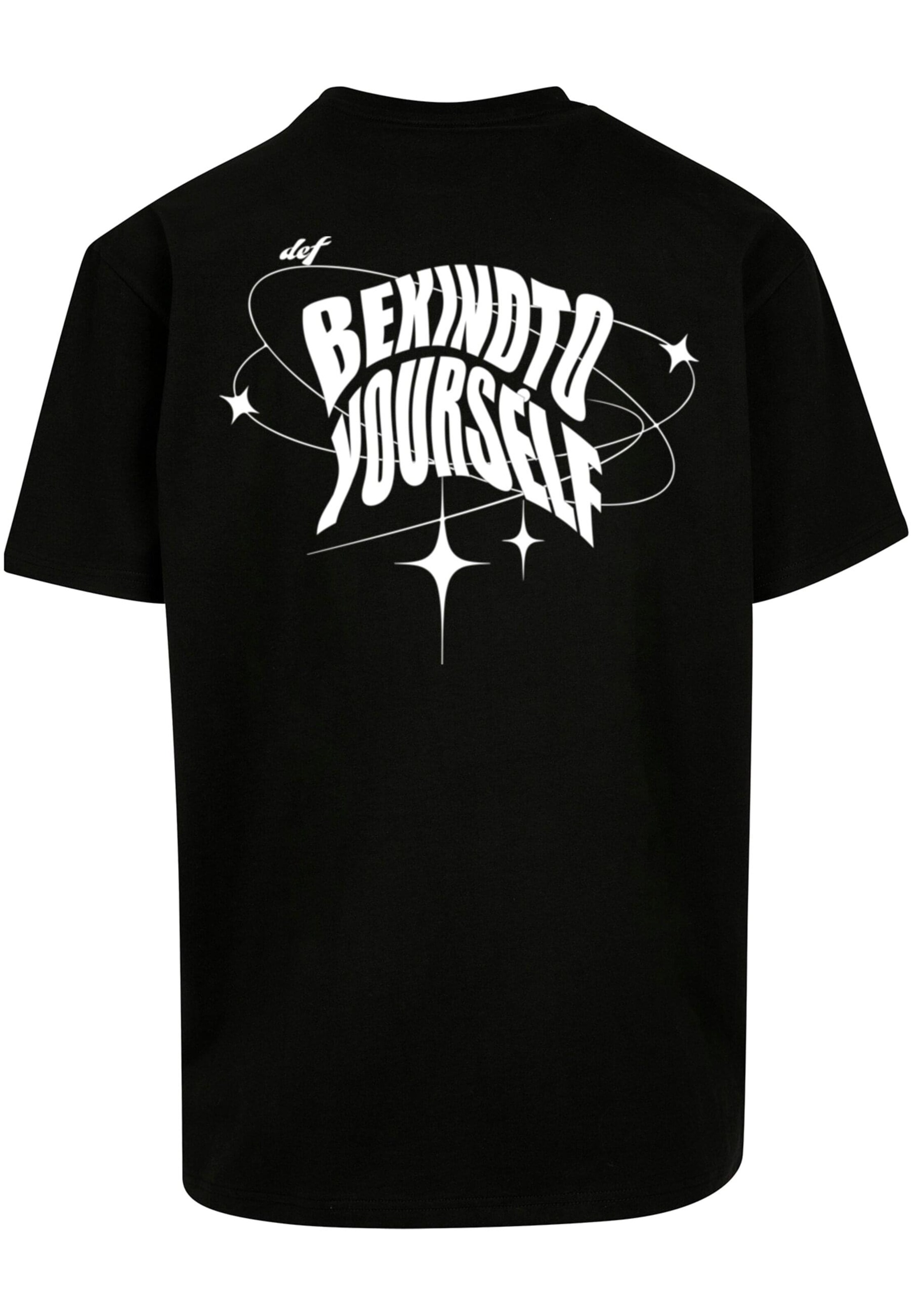 Maglietta 'Bekind' di DEF in nero