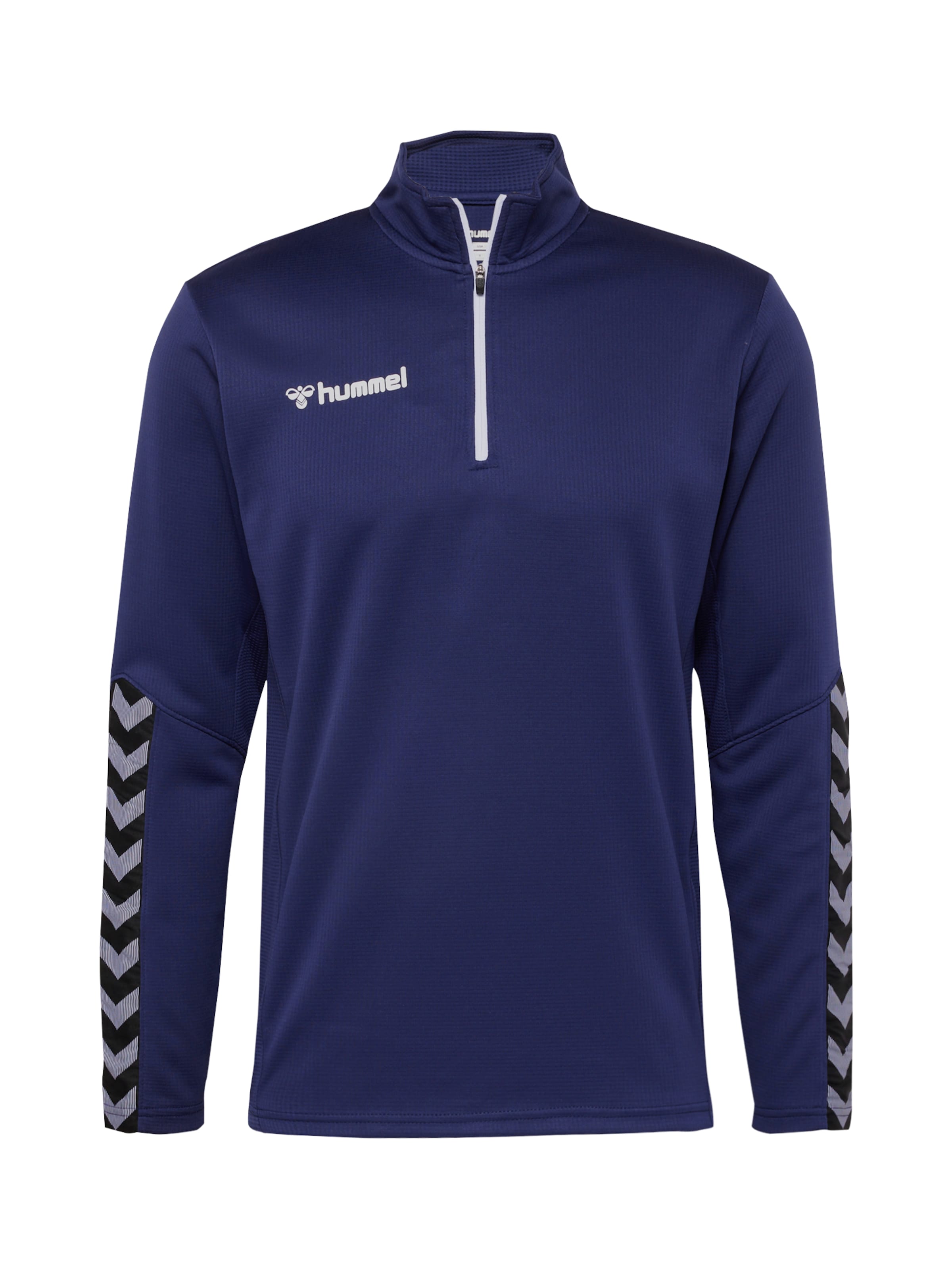 Hummel Sportsweatshirt in Blauw: voorkant