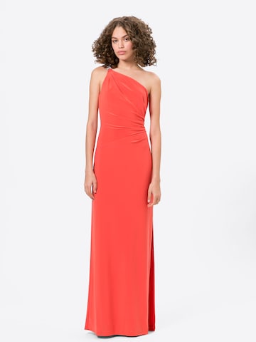 Lauren Ralph Lauren - Vestido de noche 'Belina' en naranja: frente