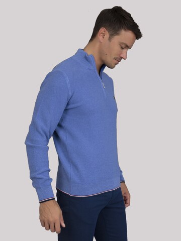 Sir Raymond Tailor Pullover 'Pulse' in Blau