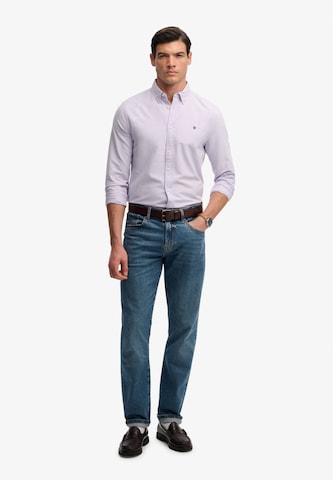 Superdry & Co Comfort fit Overhemd 'Oxford Preppy' in Lila
