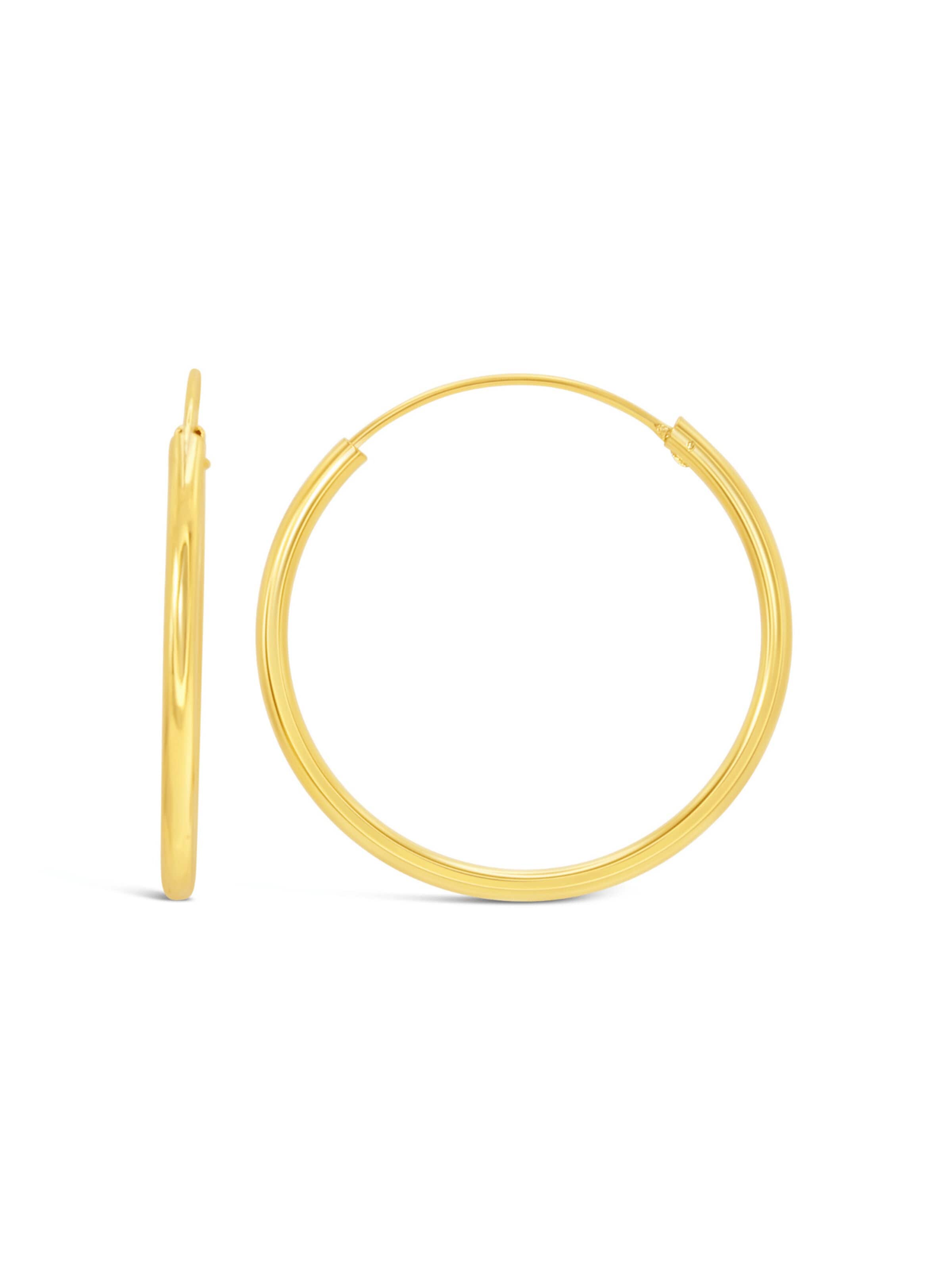 ARS-ARGENTI Earrings 'gipsy girl - Creolen' in Gold: front