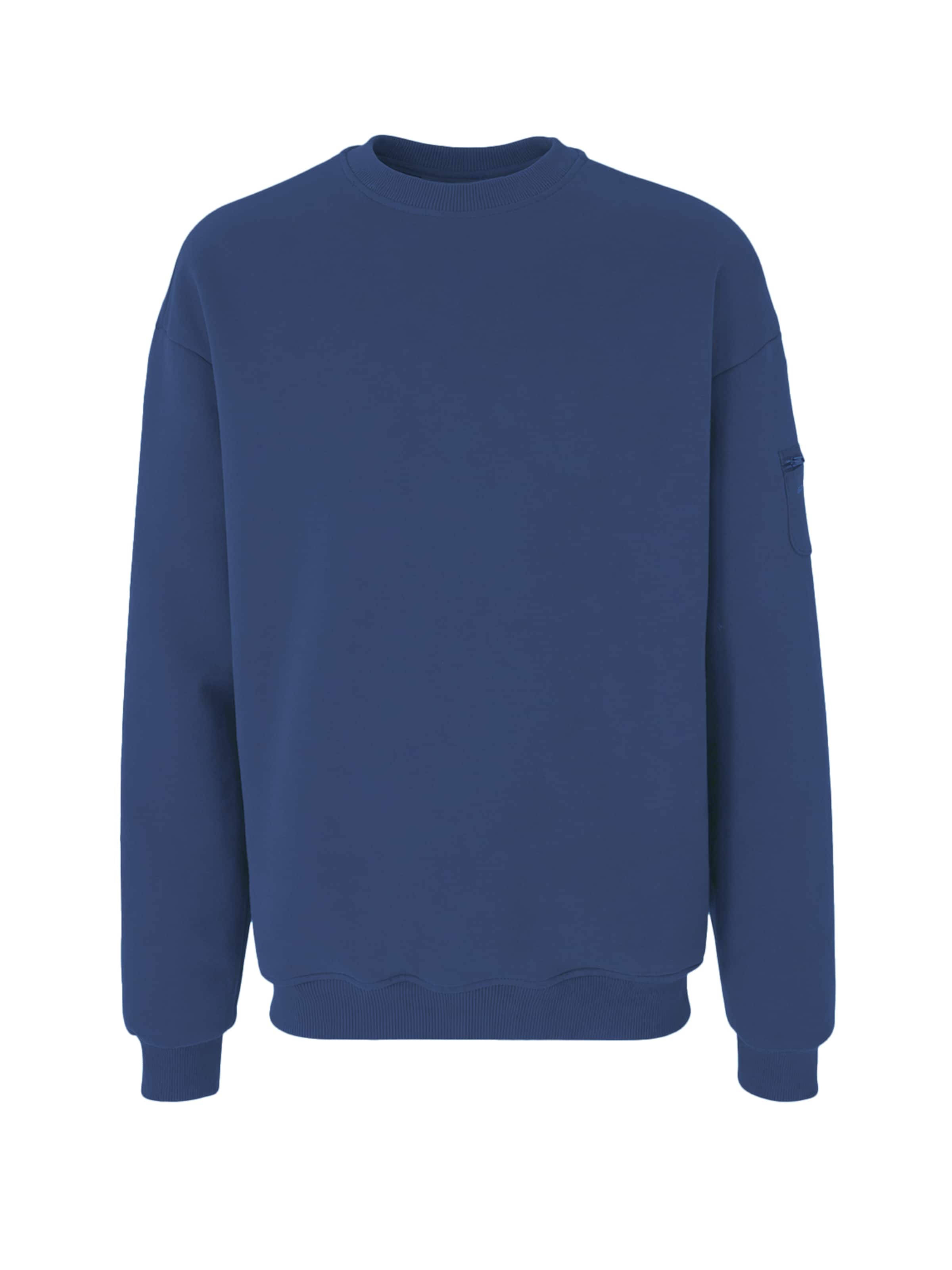 Organication Sweatshirt in Blau: Vorderseite