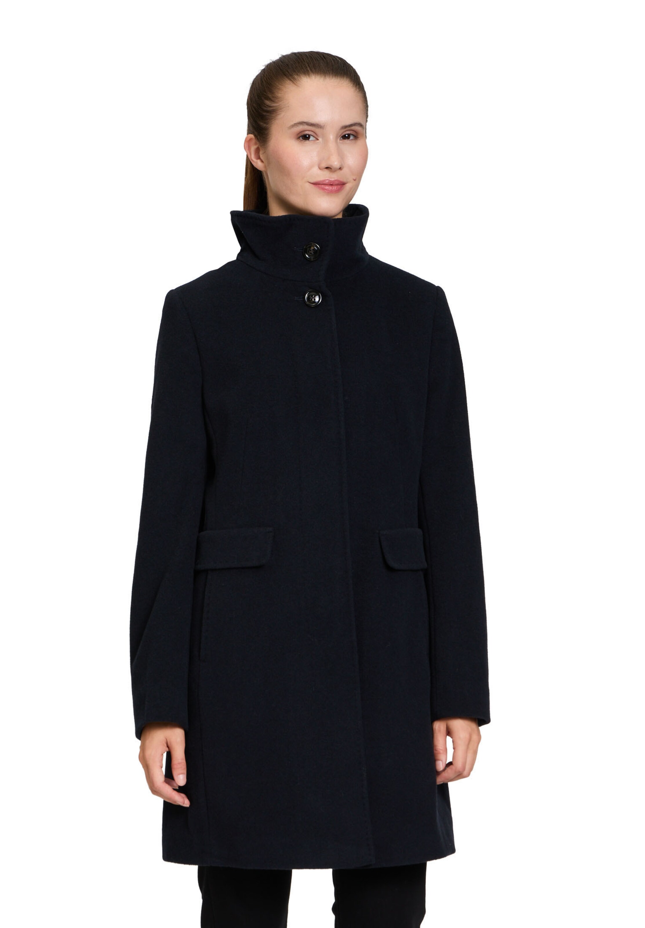 GIL BRET Between-Seasons Coat in Blue: front