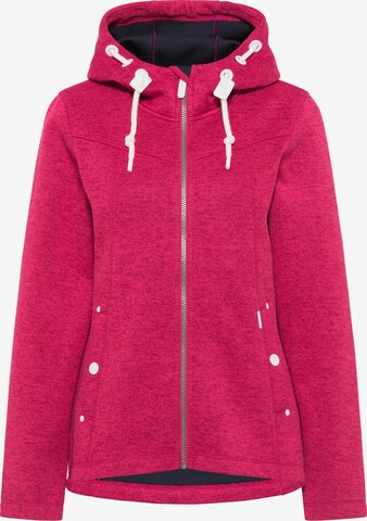 ICEBOUND Fleece jas in Roze: voorkant