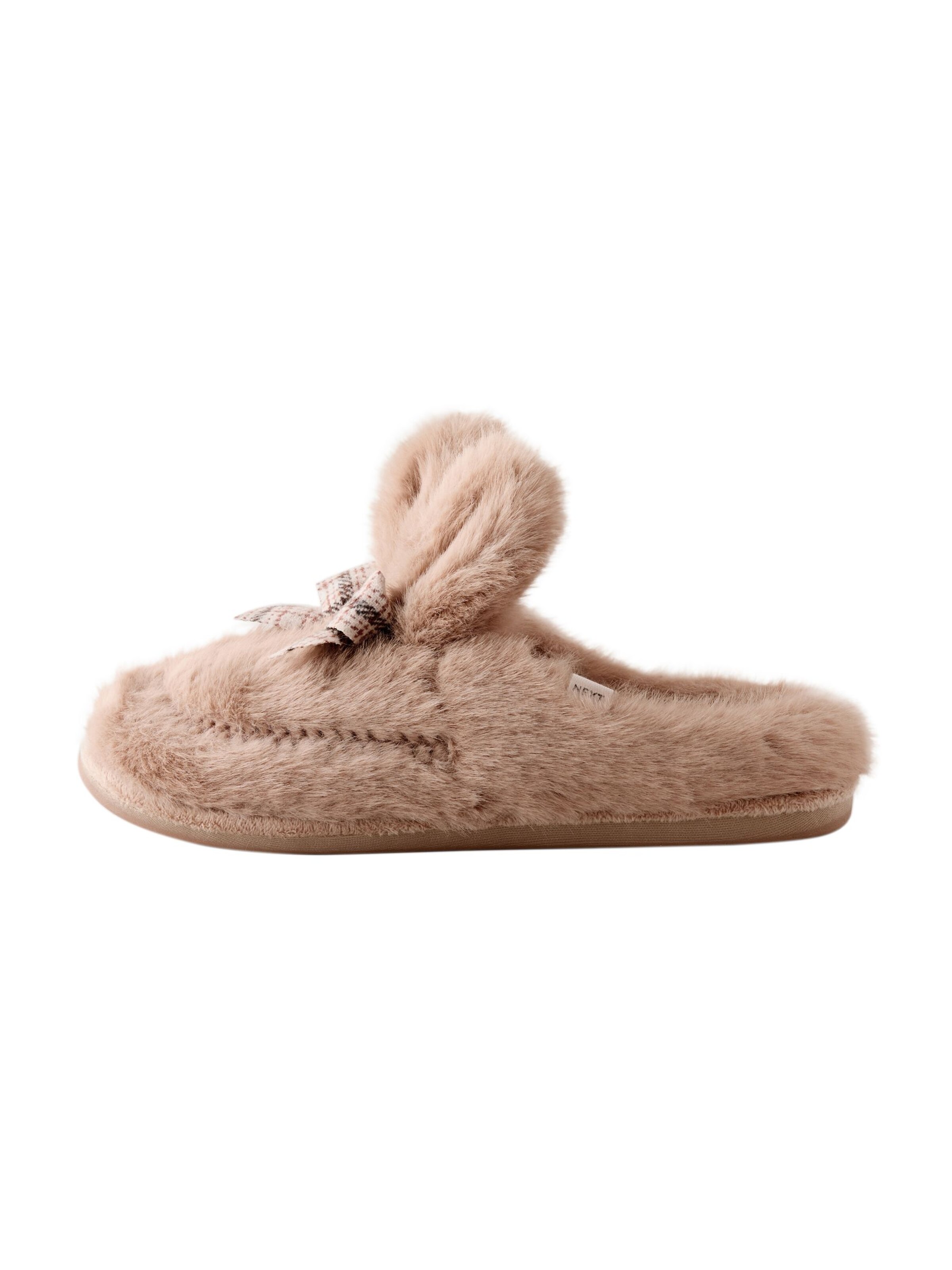 Next - Zapatillas de casa en marrón: frente