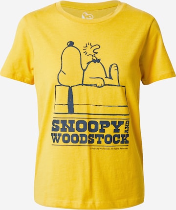 OVS Shirt 'SNOOPY' in Yellow: front