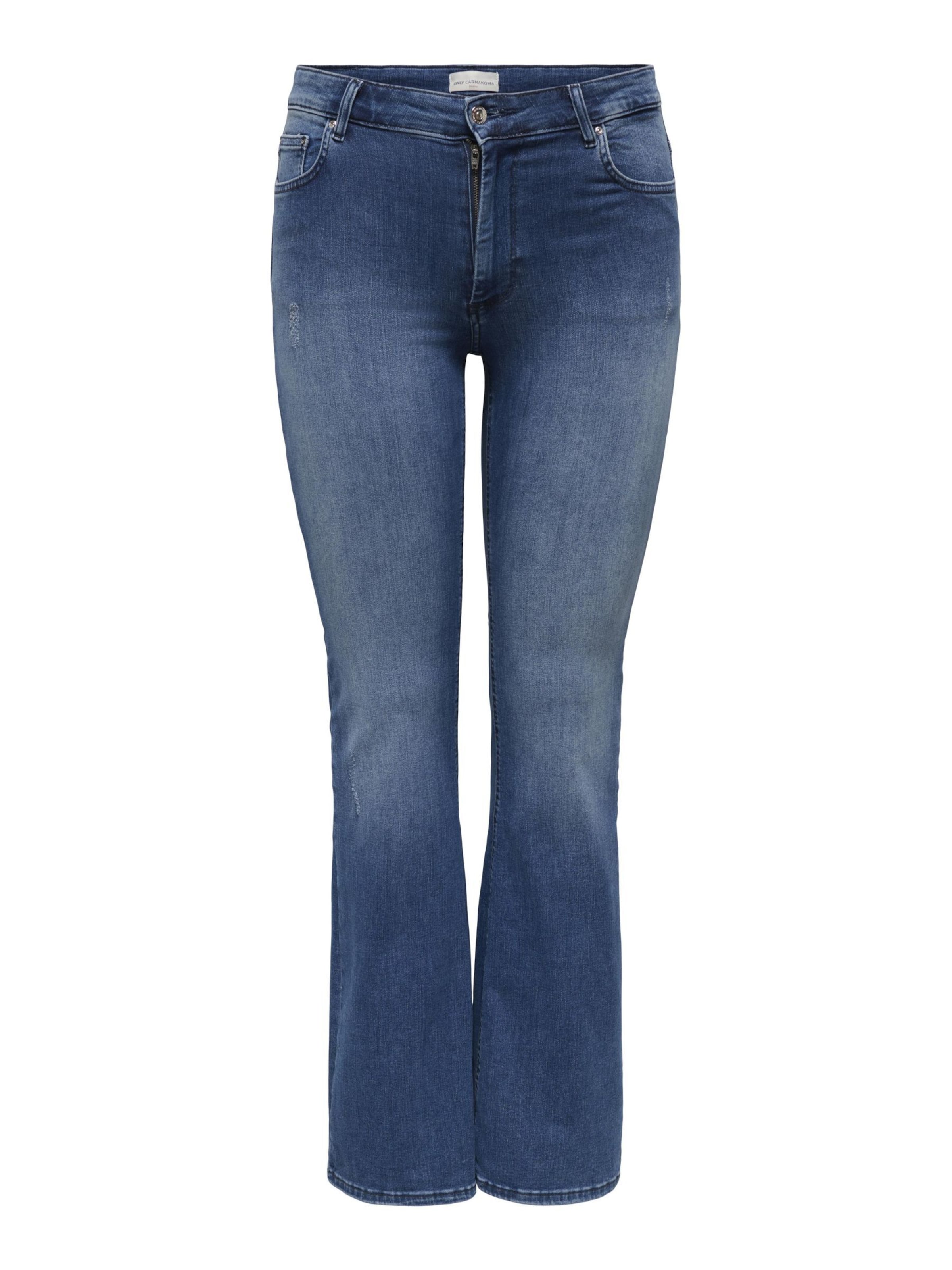 Flared Jeans di ONLY Carmakoma in blu: frontale