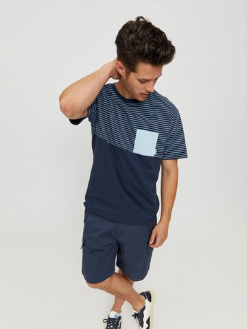 mazine T-Shirt ' Felton Striped T ' in Blau
