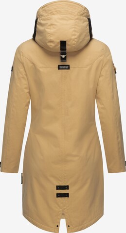 NAVAHOO Weatherproof jacket 'Pfefferschote' in Beige