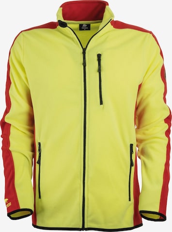 FORSBERG Fleece Jacket 'Bjarkir' in Yellow: front