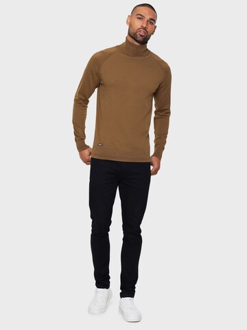 Threadbare Sweater 'Lance' in Brown