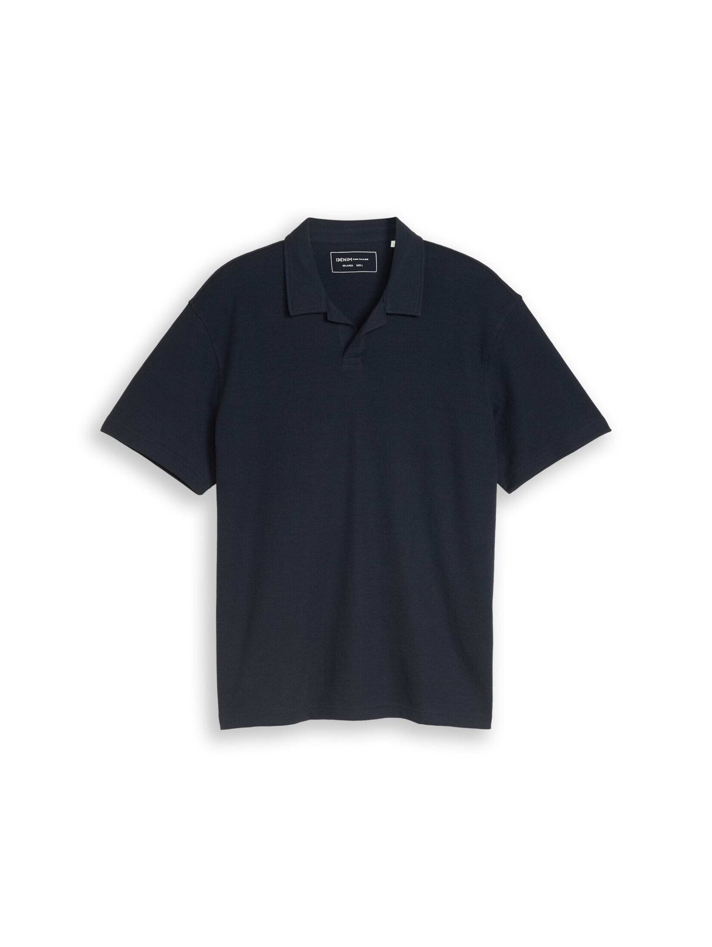 TOM TAILOR DENIM Poloshirt in Blau: Vorderseite