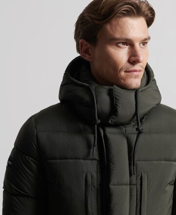 Superdry Winter Coat 'Touchline' in Green