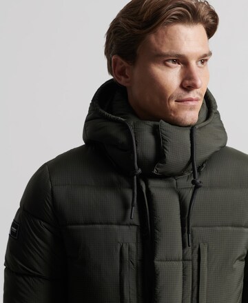 Superdry Winterjacke 'Touchline' in Grün