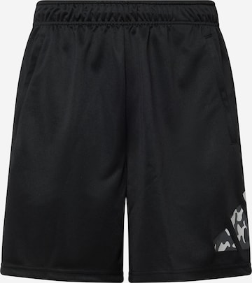 ADIDAS PERFORMANCE - Regular Calças de desporto 'Train Essentials Seasonal ' em preto: frente