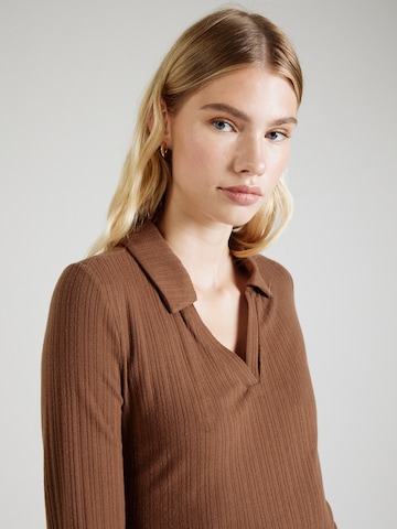 Fransa Knitted dress in Brown