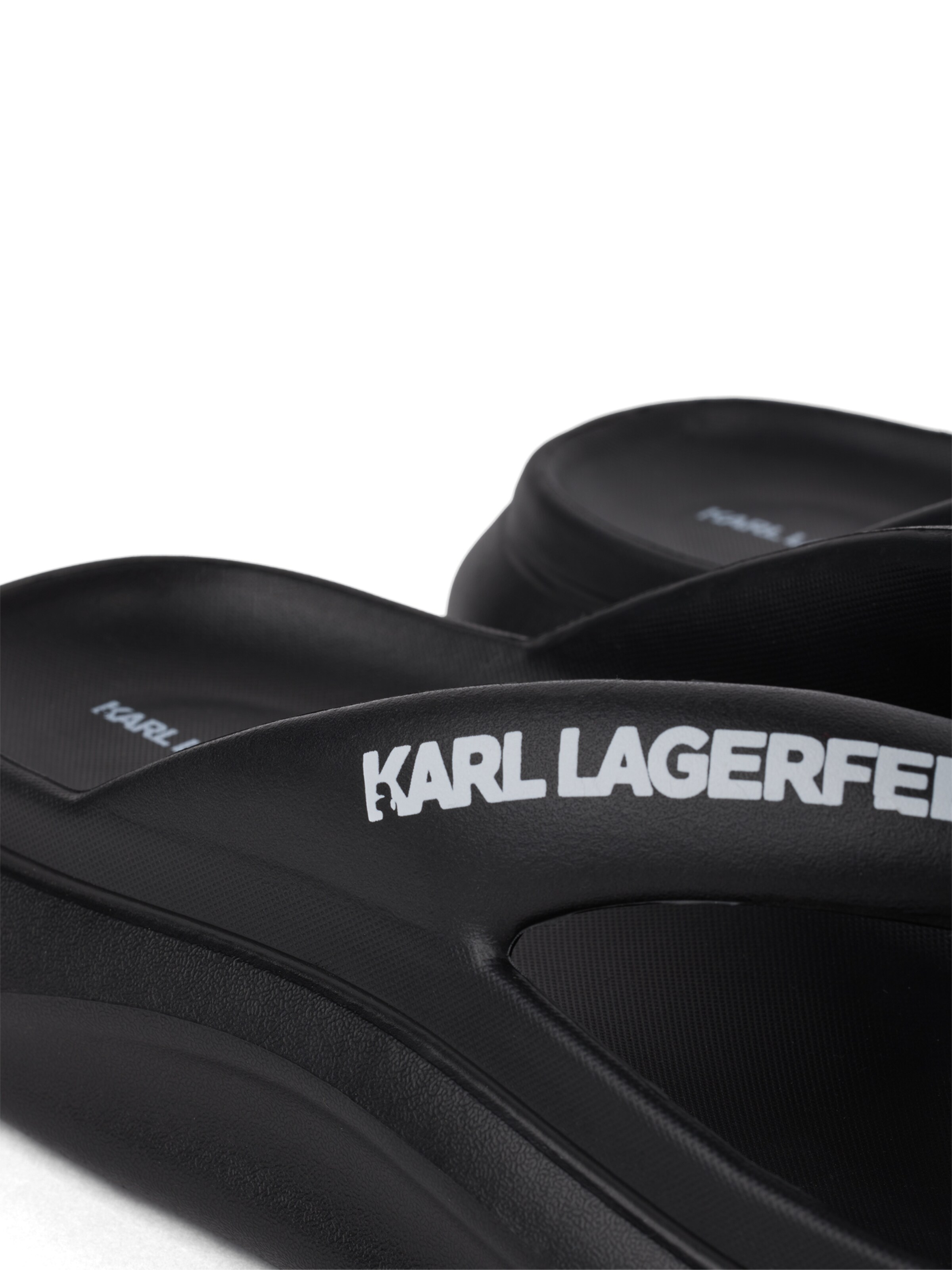 Papuci de casă ' SKOONA II ' de la KARL LAGERFELD JEANS pe negru