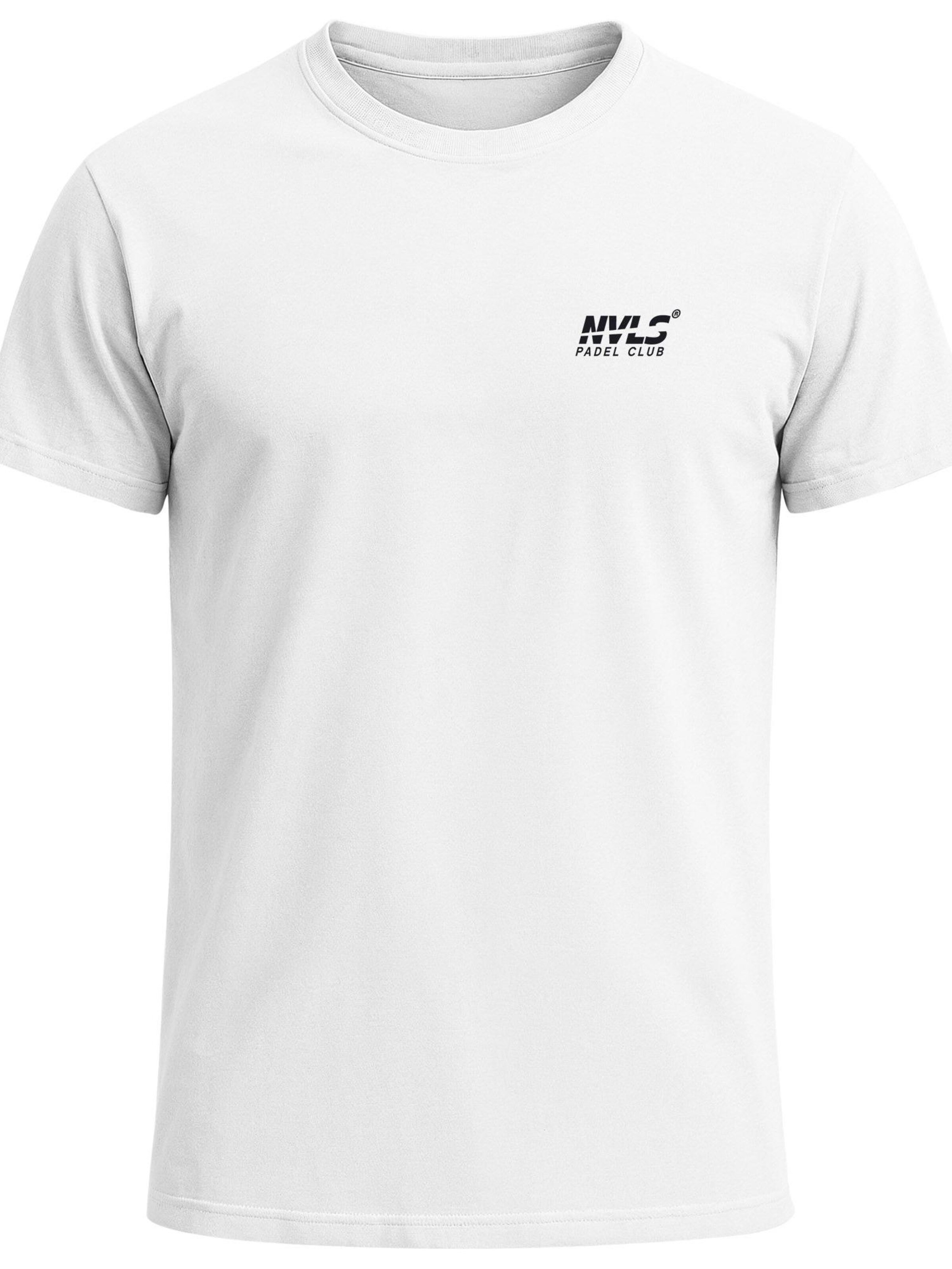 Neverless Shirt 'Padel Club' in White: front